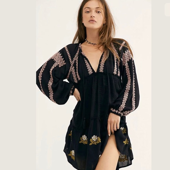 Free People Dresses & Skirts - Free people Wild Horses Mini Dress Size Small